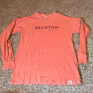 Peloton Long Sleeve‎ T-Shirt Activewear Top Athleisure Coral XS